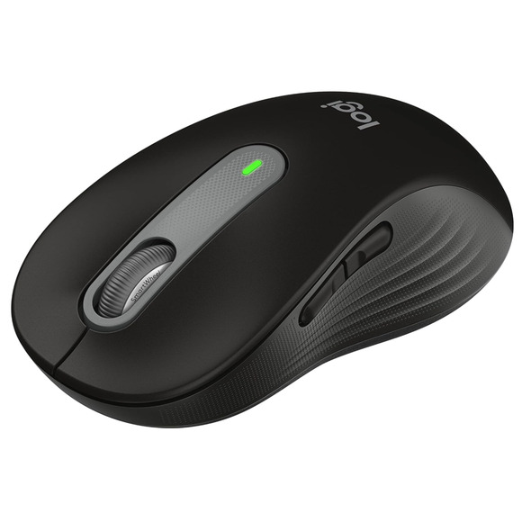 Logitech Signature M650 Bluetooth Mouse - Black - Wireless, Silent, Portable